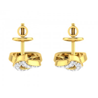 Caylin Diamond Earrings In Gold